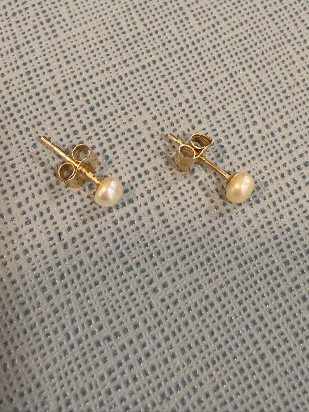 Catbird Gold Pearl Stud Earrings